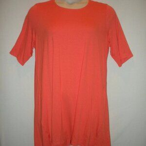 Eileen Fischer Short Sleeve Pocket Viscose Jersey  Tunic